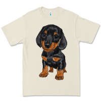 Bone dachshund puppy Premium Tee - RanaPortraitStore