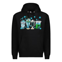 Black winter coffee cup Premium Hoodie - texasbilliewilder