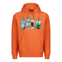 Carrot winter coffee cup Premium Hoodie - texasbilliewilder