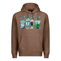 Chestnut winter coffee cup Premium Hoodie - texasbilliewilder