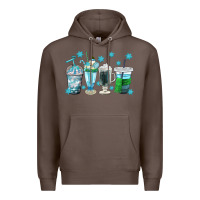 Coffee winter coffee cup Premium Hoodie - texasbilliewilder