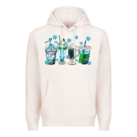 Pale Pink winter coffee cup Premium Hoodie - texasbilliewilder