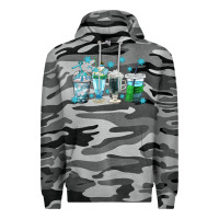 Slate Camo winter coffee cup Premium Hoodie - texasbilliewilder