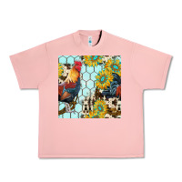 Salmon western rooster seamless pattern Urban Heavy Tee - BundleAndBundleShop