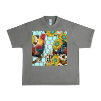 Tornado western rooster seamless pattern Urban Heavy Tee - BundleAndBundleShop