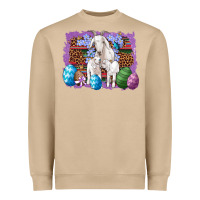 Mushroom goat family eggs flowers leopard serape glitter Heavyweight Sweatshirt - Artiststas
