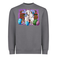 Storm goat family eggs flowers leopard serape glitter Heavyweight Sweatshirt - Artiststas