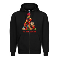 Black tis the season mexican christmas Zipper Hoodie - MaliasSmallBusiness