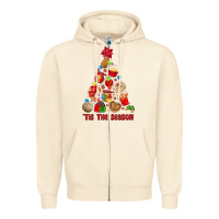 Sandshell tis the season mexican christmas Zipper Hoodie - MaliasSmallBusiness