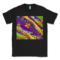 Black mardi gras fleur delis leopard and cowhide Classic Tee - AdoDesignShop