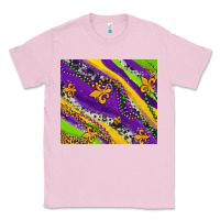 Bubblegum Pink mardi gras fleur delis leopard and cowhide Classic Tee - AdoDesignShop