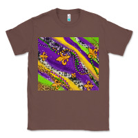 Chestnut mardi gras fleur delis leopard and cowhide Classic Tee - AdoDesignShop
