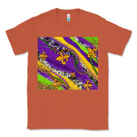Copper mardi gras fleur delis leopard and cowhide Classic Tee - AdoDesignShop