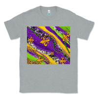 Heather Grey mardi gras fleur delis leopard and cowhide Classic Tee - AdoDesignShop