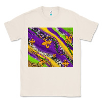 Natural mardi gras fleur delis leopard and cowhide Classic Tee - AdoDesignShop