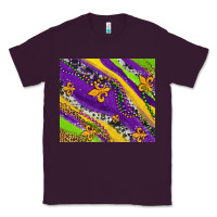 Plum mardi gras fleur delis leopard and cowhide Classic Tee - AdoDesignShop