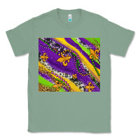 Sage mardi gras fleur delis leopard and cowhide Classic Tee - AdoDesignShop