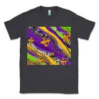 Smoke mardi gras fleur delis leopard and cowhide Classic Tee - AdoDesignShop