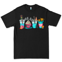 Black race day coffe cup Premium Tee - AdoDesignShop
