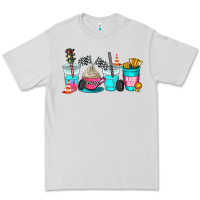 Dove Grey race day coffe cup Premium Tee - AdoDesignShop