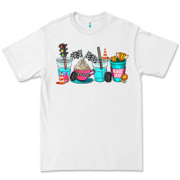 White race day coffe cup Premium Tee - AdoDesignShop