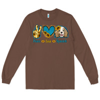 Chestnut Peace Love Cocker Spaniel Long Sleeve Tee - Jasminsmagicworld