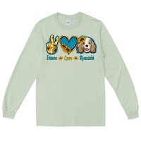 Matcha Peace Love Cocker Spaniel Long Sleeve Tee - Jasminsmagicworld