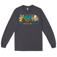 Smoke Peace Love Cocker Spaniel Long Sleeve Tee - Jasminsmagicworld