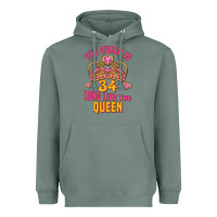 Sage the queen is 34 long live the queen Heavyweight Hoodie - Jasminsmagicworld