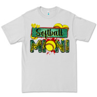 Dove Grey softball mini with leopard Premium Tee - Zillion Design Studio