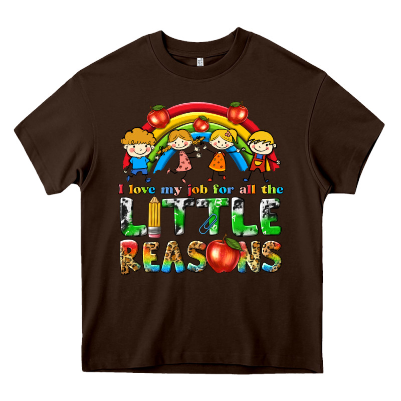 I Love My Job For All The Little Reasons Heavy Core Tee by texasbilliewilder | Teevron