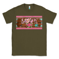Army Green western nurse love  caduceus and arrow license plate template Classic Tee - BarkalooDesign