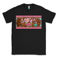Black western nurse love  caduceus and arrow license plate template Classic Tee - BarkalooDesign