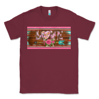 Burgundy western nurse love  caduceus and arrow license plate template Classic Tee - BarkalooDesign