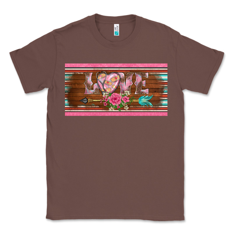 Western Nurse Love  Caduceus And Arrow License Plate Template Classic Tee by BarkalooDesign | Teevron