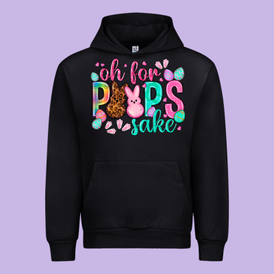 Oh For Peeps Sake Easter Day Urban Hoodie Designed By Howdyjamesfarm