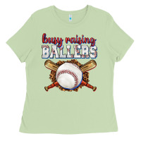 Matcha busy raising ballers baseball Ladies Tee - texasbilliewilder
