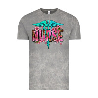 Cloud Rock floral nurse Vintage Tee - AdoDesignShop