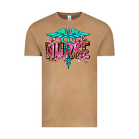 Vintage Camel floral nurse Vintage Tee - AdoDesignShop