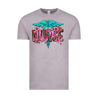 Vintage Zinc floral nurse Vintage Tee - AdoDesignShop