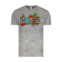 Cloud Rock madre with roses and cactus Vintage Tee - AdoDesignShop