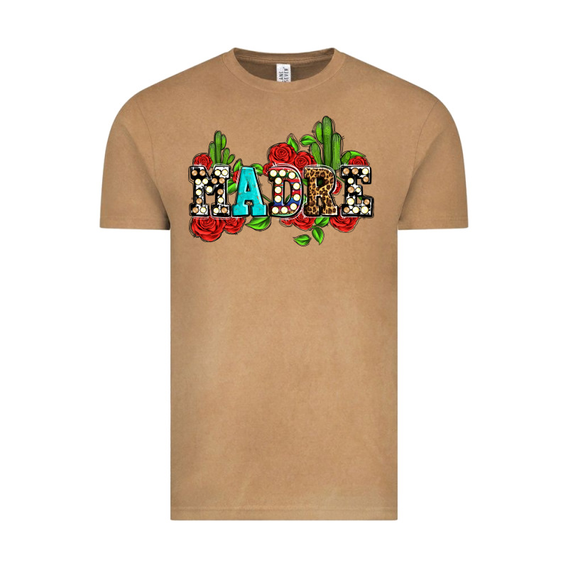 Madre With Roses And Cactus Vintage Tee by AdoDesignShop | Teevron