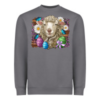 Storm easter sheep eggs butterfly daisys leopard glitter wooden Heavyweight Sweatshirt - Artiststas