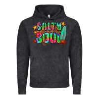 Vintage Black salty soul Vintage Hoodie - AdoDesignShop