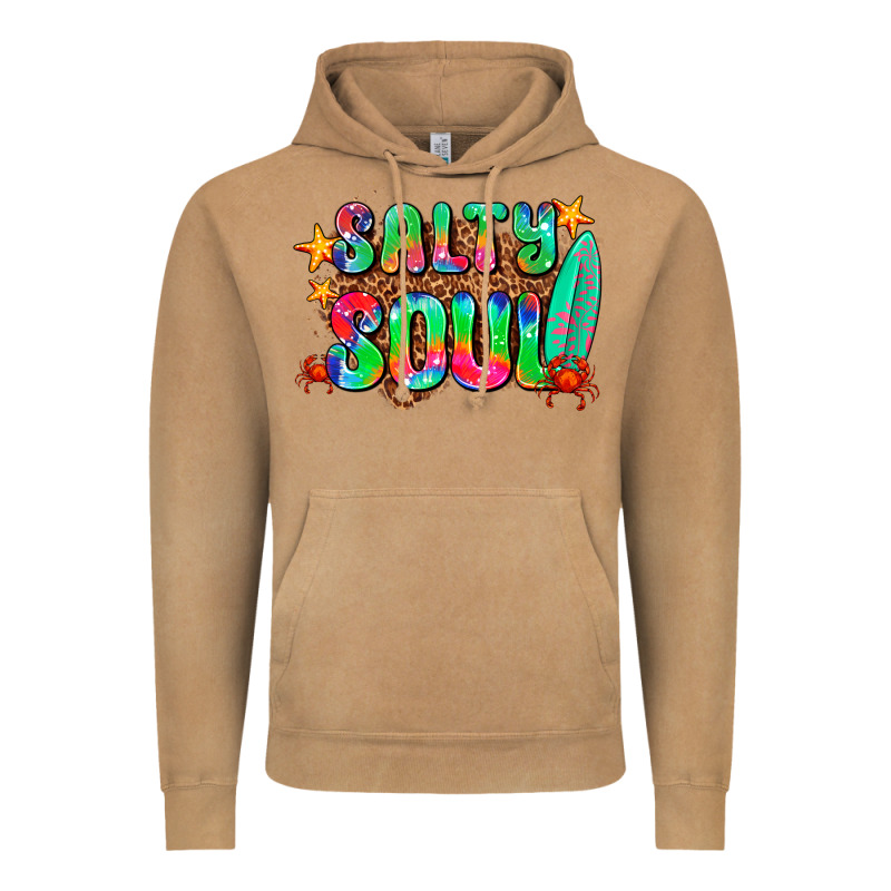 Salty Soul Vintage Hoodie by AdoDesignShop | Teevron