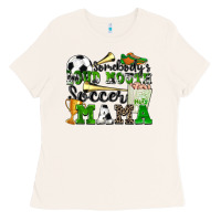 Bone somebody's loud mouth soccer mama Ladies Tee - Zillion Design Studio