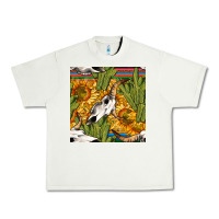 Pistachio western bull skull seamless pattern Urban Heavy Tee - BundleAndBundleShop