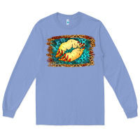 Colony Blue Softball Lips Long Sleeve Tee - Jasminsmagicworld