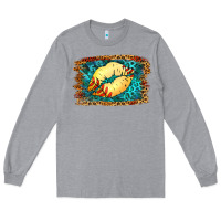 Heather Grey Softball Lips Long Sleeve Tee - Jasminsmagicworld