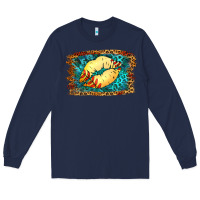 Navy Softball Lips Long Sleeve Tee - Jasminsmagicworld